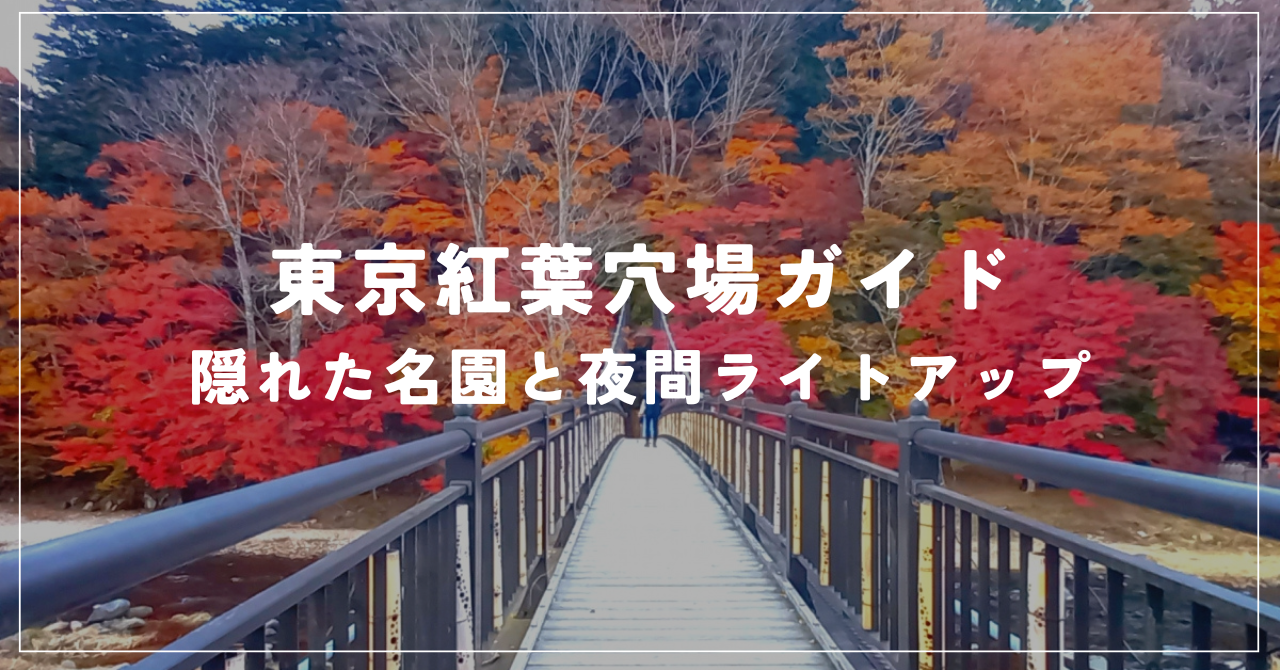 東京紅葉穴場ガイド