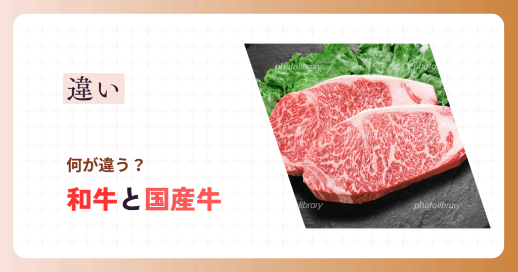 和牛と国産牛の違い