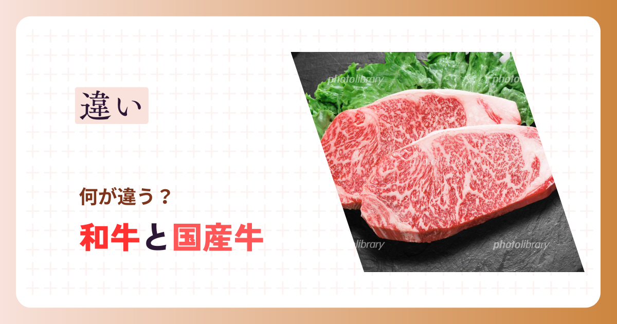 和牛と国産牛の違い