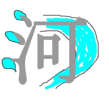 「河」の漢字の成り立ち