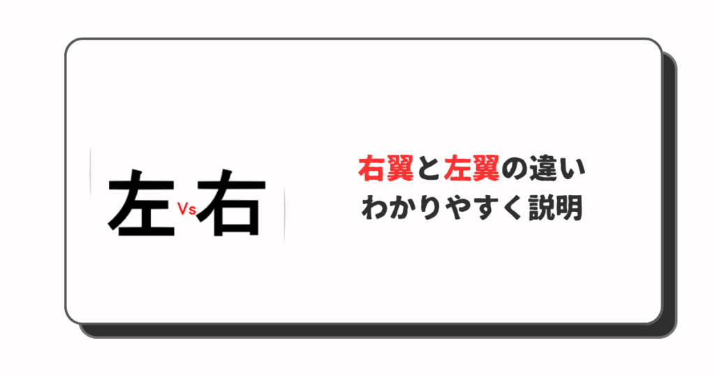 「右翼」と「左翼」とは何か
