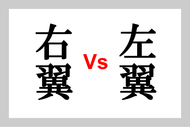 右翼と左翼の違い